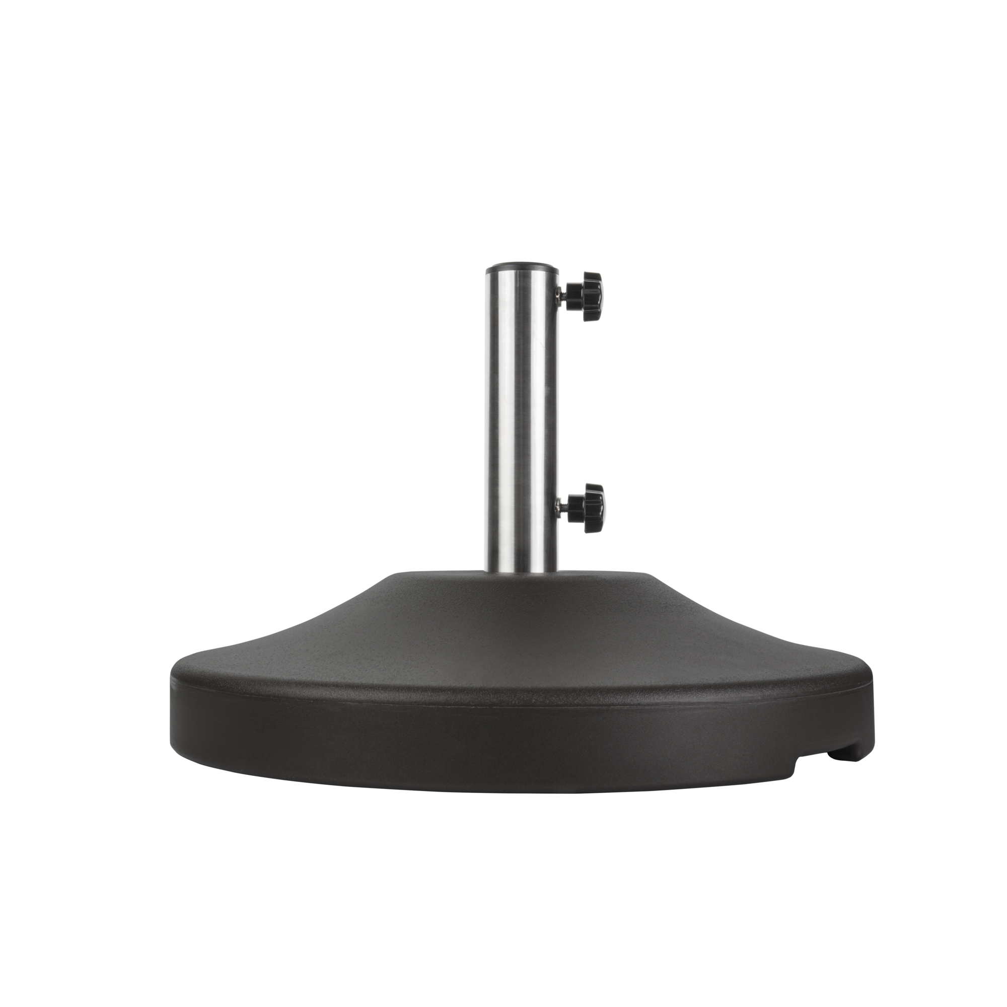 US Weight, Fillable Free Standing Umbrella Base (Black), Shape Round, Model# FUB80BLKE
